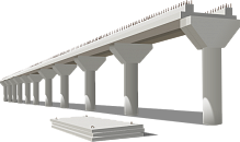 Железобетонные изделия для мостовых конструкций