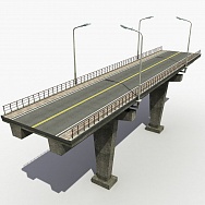 Железобетонные свайные опоры автодорожных мостов